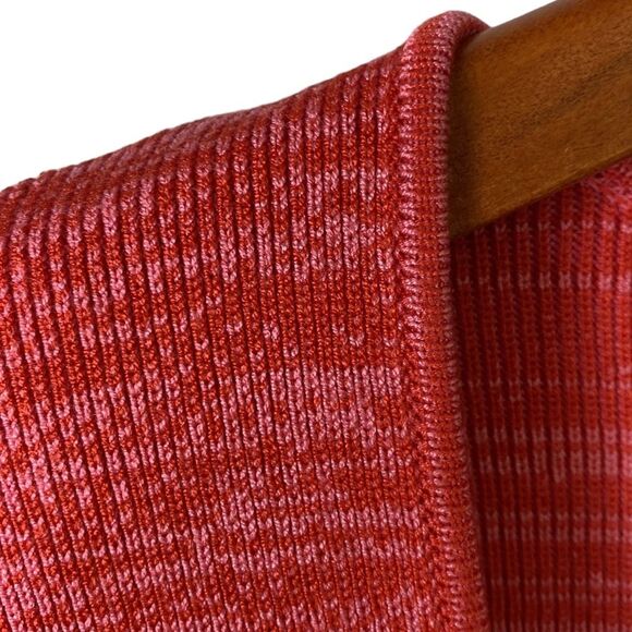 Le Superbe Twisted Sister Long Sleeve Knit Top in Red She Said Soft Viscose - Picture 6 of 16